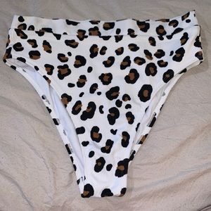 High Waisted Cheeky Bathing Suit Bottoms